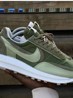 Nike LD Waffle Sacai White Nylons